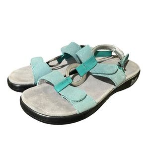 ALGERIA Julie Aqua‎ Slingback Sandals Size 40 or Size 9